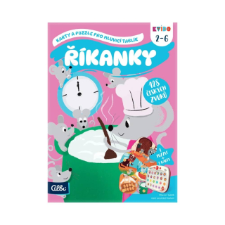 ŘÍKANKY pro Mluvicí tablík Kvído (karty a puzzle rozšiřující sada)